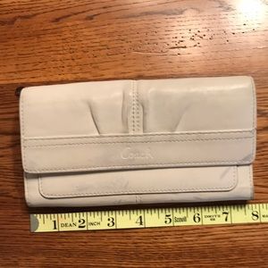 Coach leather wallet